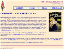 Tablet Screenshot of goodgirlart.com